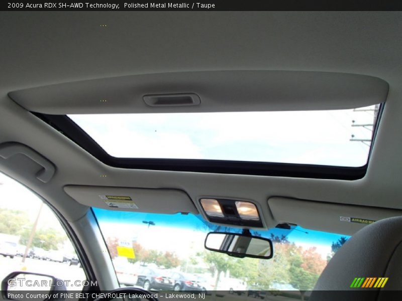 Polished Metal Metallic / Taupe 2009 Acura RDX SH-AWD Technology
