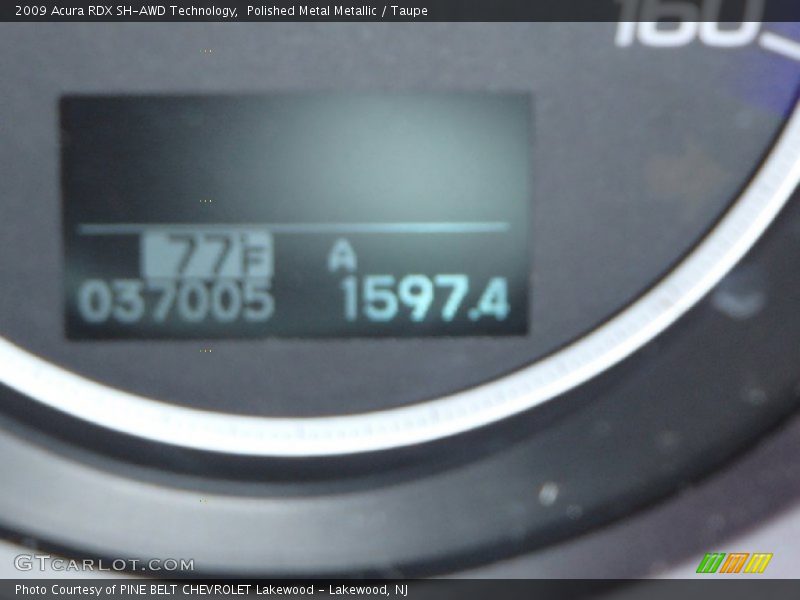 Polished Metal Metallic / Taupe 2009 Acura RDX SH-AWD Technology