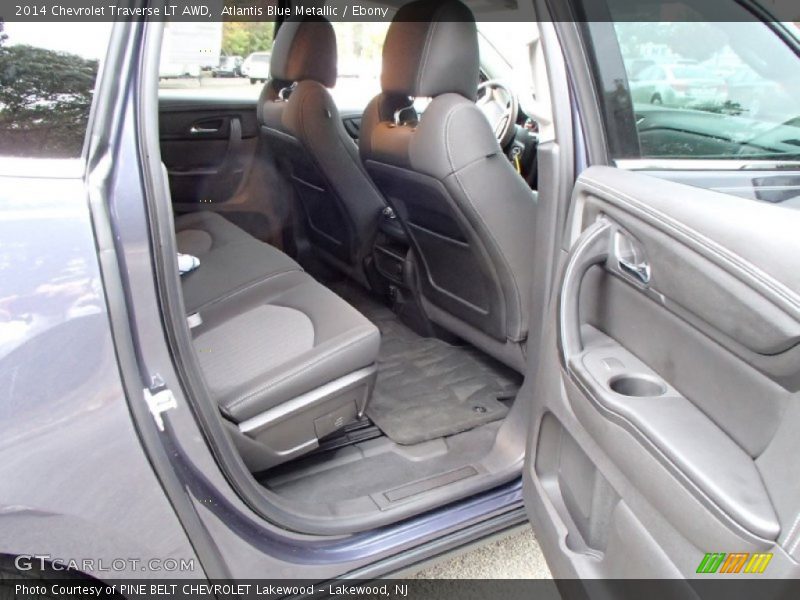 Atlantis Blue Metallic / Ebony 2014 Chevrolet Traverse LT AWD