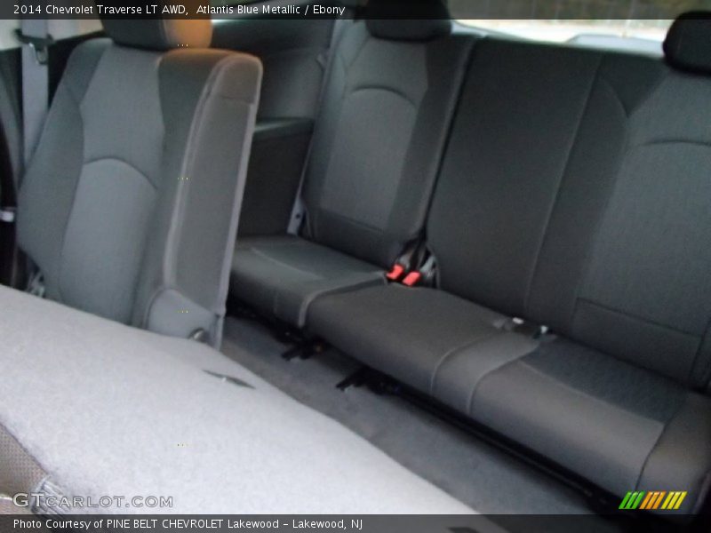 Atlantis Blue Metallic / Ebony 2014 Chevrolet Traverse LT AWD