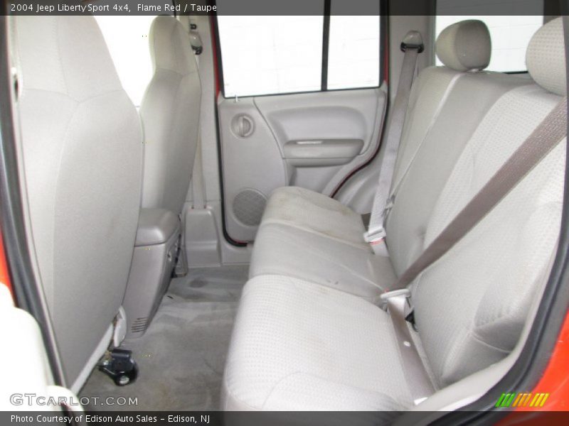 Flame Red / Taupe 2004 Jeep Liberty Sport 4x4