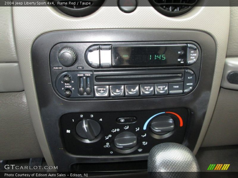 Flame Red / Taupe 2004 Jeep Liberty Sport 4x4