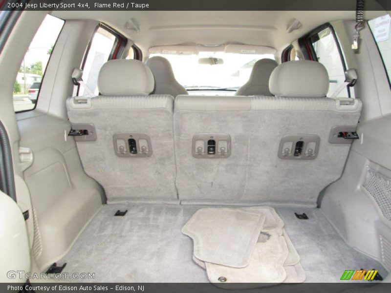 Flame Red / Taupe 2004 Jeep Liberty Sport 4x4