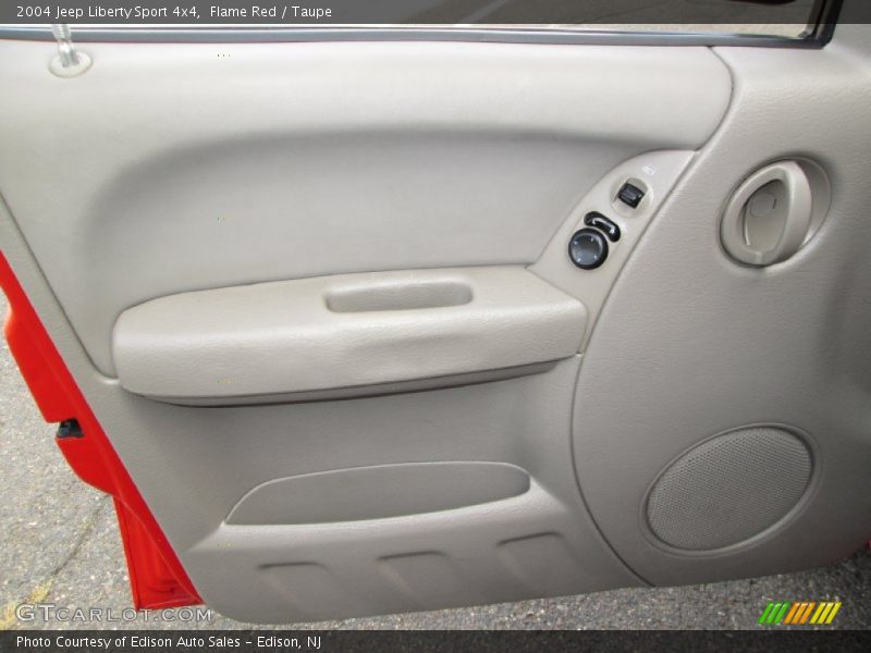 Flame Red / Taupe 2004 Jeep Liberty Sport 4x4