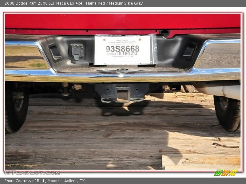 Flame Red / Medium Slate Gray 2008 Dodge Ram 2500 SLT Mega Cab 4x4