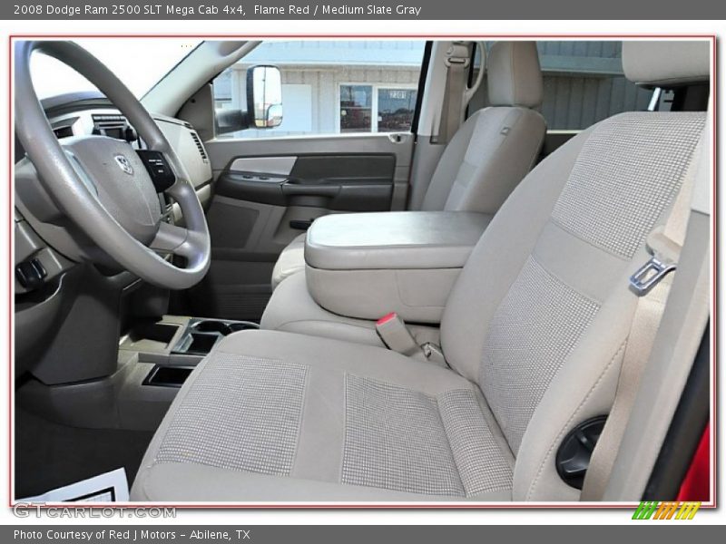 Flame Red / Medium Slate Gray 2008 Dodge Ram 2500 SLT Mega Cab 4x4