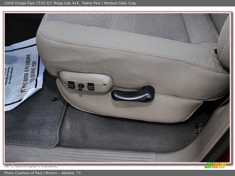 Flame Red / Medium Slate Gray 2008 Dodge Ram 2500 SLT Mega Cab 4x4