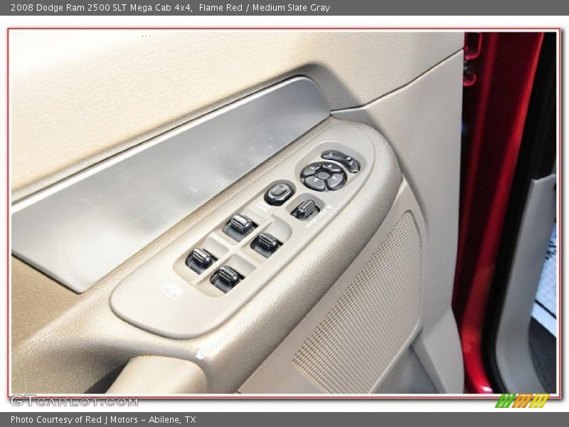 Flame Red / Medium Slate Gray 2008 Dodge Ram 2500 SLT Mega Cab 4x4