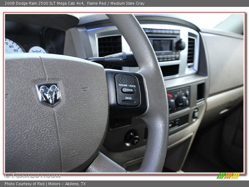 Flame Red / Medium Slate Gray 2008 Dodge Ram 2500 SLT Mega Cab 4x4