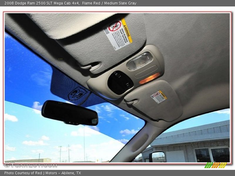 Flame Red / Medium Slate Gray 2008 Dodge Ram 2500 SLT Mega Cab 4x4