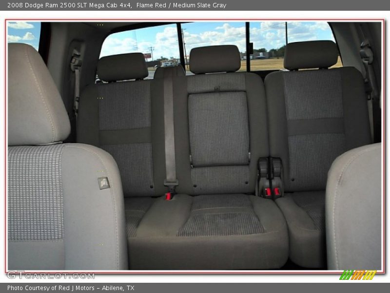 Flame Red / Medium Slate Gray 2008 Dodge Ram 2500 SLT Mega Cab 4x4
