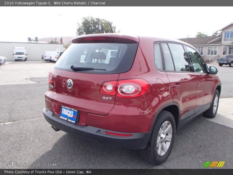 Wild Cherry Metallic / Charcoal 2010 Volkswagen Tiguan S