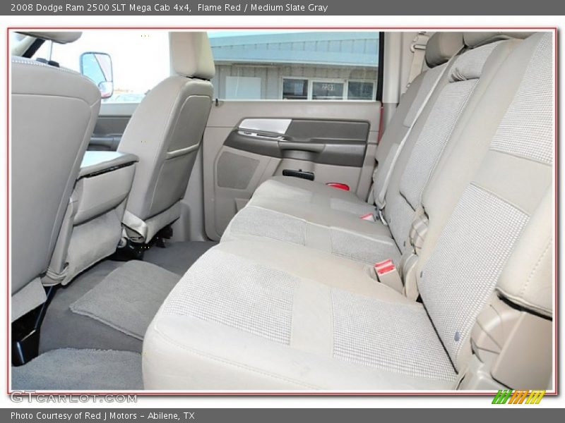 Flame Red / Medium Slate Gray 2008 Dodge Ram 2500 SLT Mega Cab 4x4
