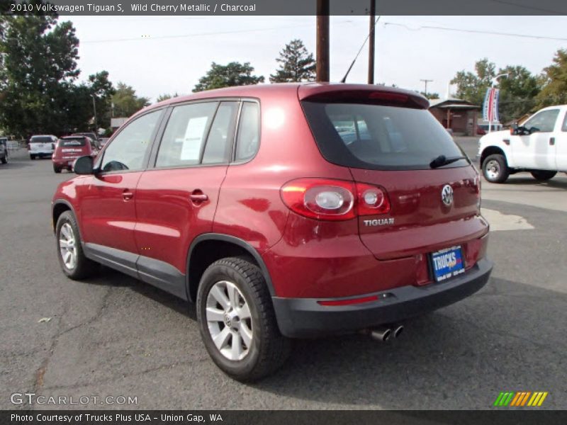Wild Cherry Metallic / Charcoal 2010 Volkswagen Tiguan S
