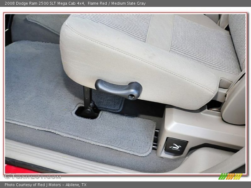 Flame Red / Medium Slate Gray 2008 Dodge Ram 2500 SLT Mega Cab 4x4