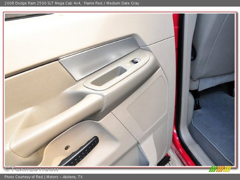 Flame Red / Medium Slate Gray 2008 Dodge Ram 2500 SLT Mega Cab 4x4
