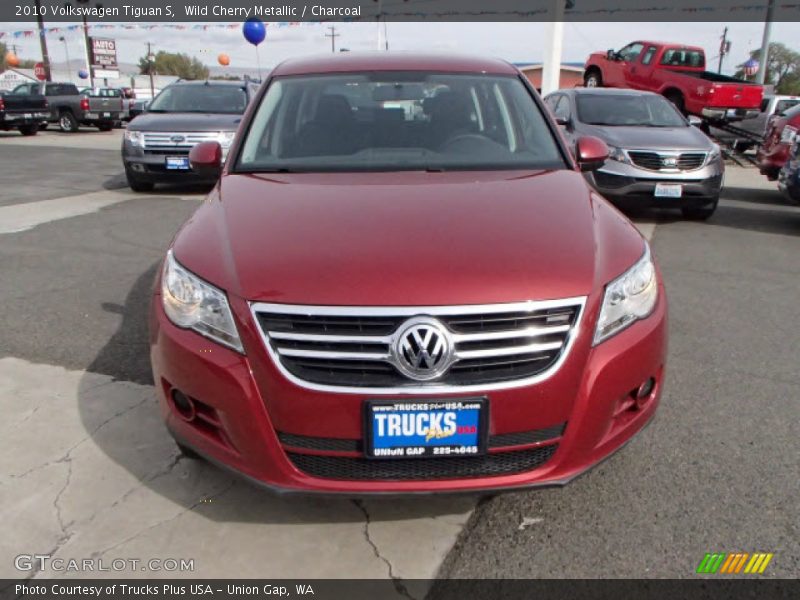Wild Cherry Metallic / Charcoal 2010 Volkswagen Tiguan S