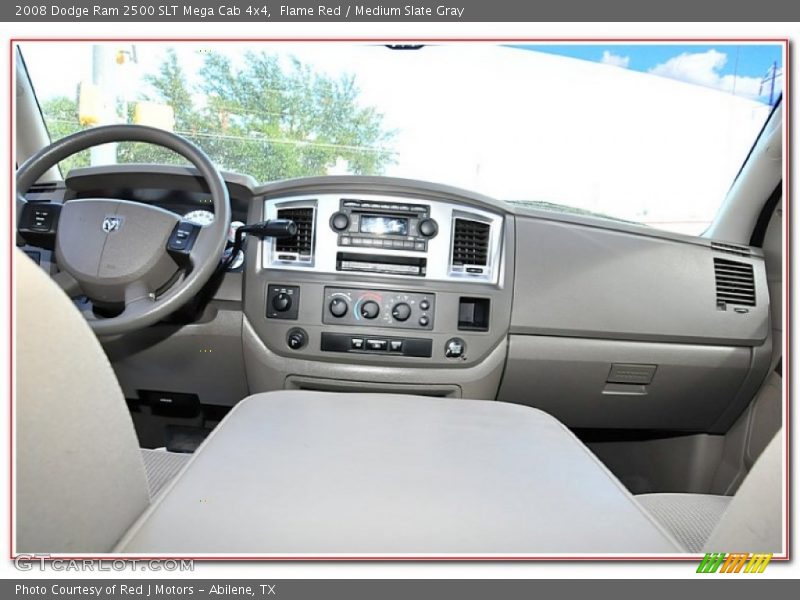 Flame Red / Medium Slate Gray 2008 Dodge Ram 2500 SLT Mega Cab 4x4