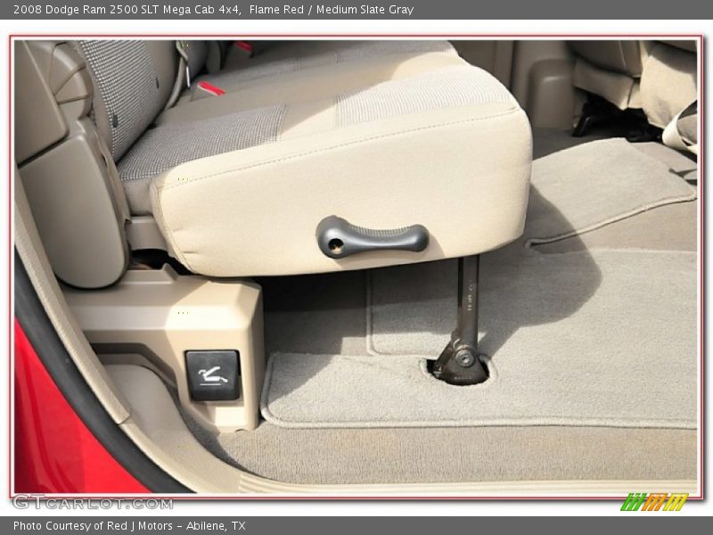 Flame Red / Medium Slate Gray 2008 Dodge Ram 2500 SLT Mega Cab 4x4