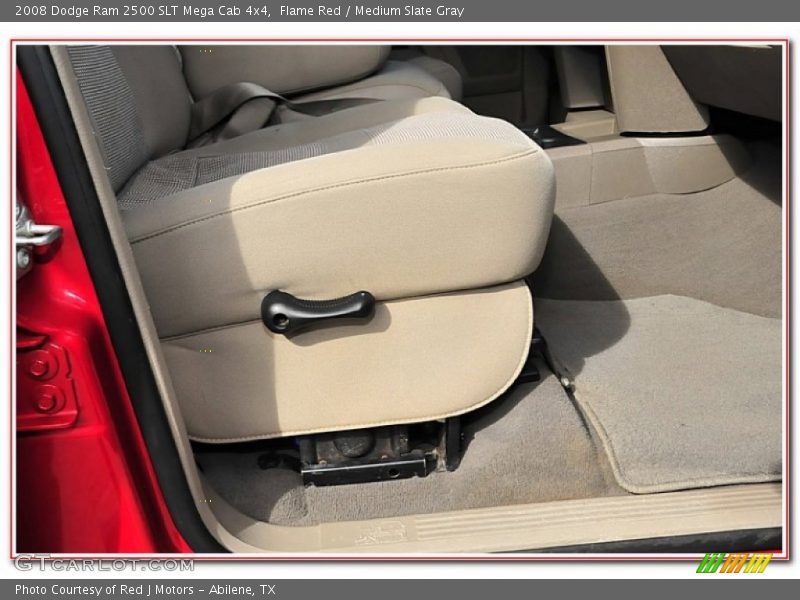 Flame Red / Medium Slate Gray 2008 Dodge Ram 2500 SLT Mega Cab 4x4