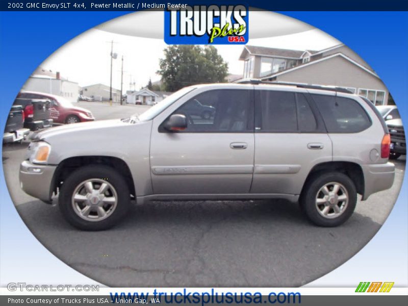 Pewter Metallic / Medium Pewter 2002 GMC Envoy SLT 4x4