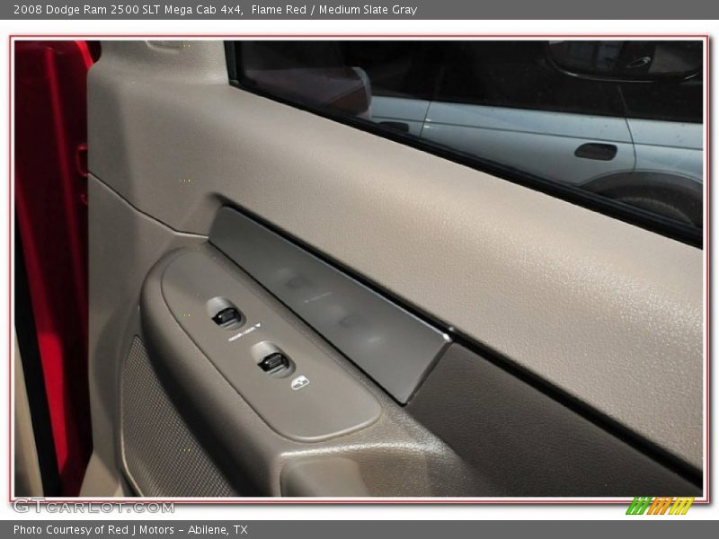 Flame Red / Medium Slate Gray 2008 Dodge Ram 2500 SLT Mega Cab 4x4