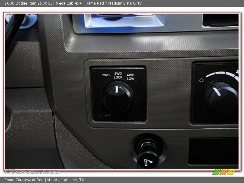 Flame Red / Medium Slate Gray 2008 Dodge Ram 2500 SLT Mega Cab 4x4
