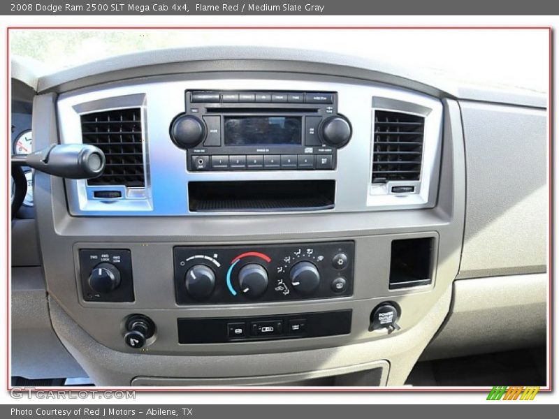 Flame Red / Medium Slate Gray 2008 Dodge Ram 2500 SLT Mega Cab 4x4