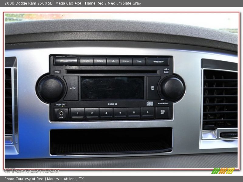 Flame Red / Medium Slate Gray 2008 Dodge Ram 2500 SLT Mega Cab 4x4