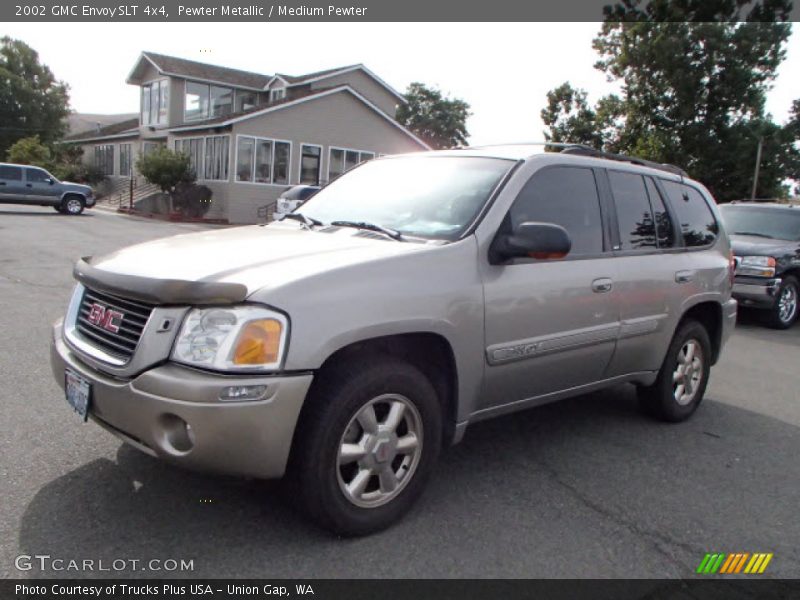Pewter Metallic / Medium Pewter 2002 GMC Envoy SLT 4x4