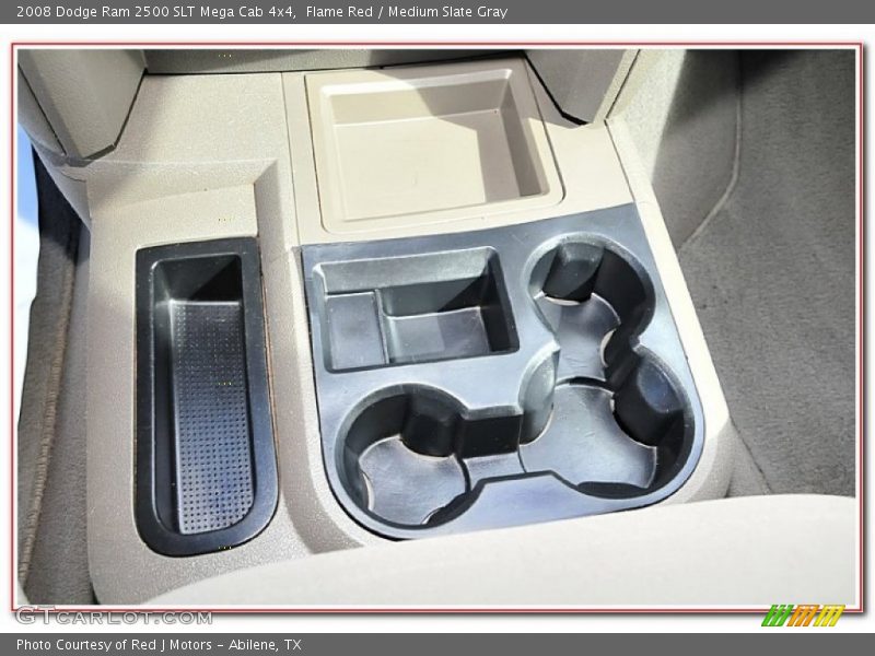 Flame Red / Medium Slate Gray 2008 Dodge Ram 2500 SLT Mega Cab 4x4