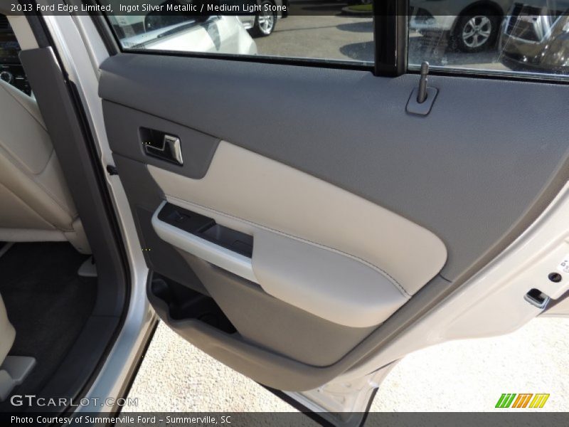 Ingot Silver Metallic / Medium Light Stone 2013 Ford Edge Limited