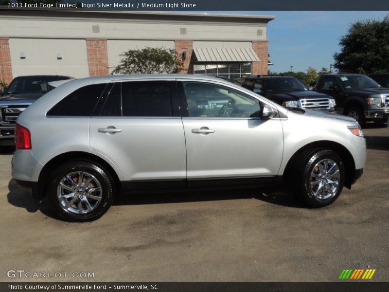 Ingot Silver Metallic / Medium Light Stone 2013 Ford Edge Limited