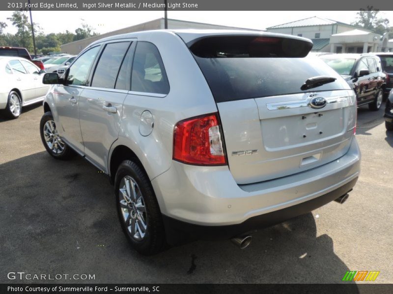 Ingot Silver Metallic / Medium Light Stone 2013 Ford Edge Limited