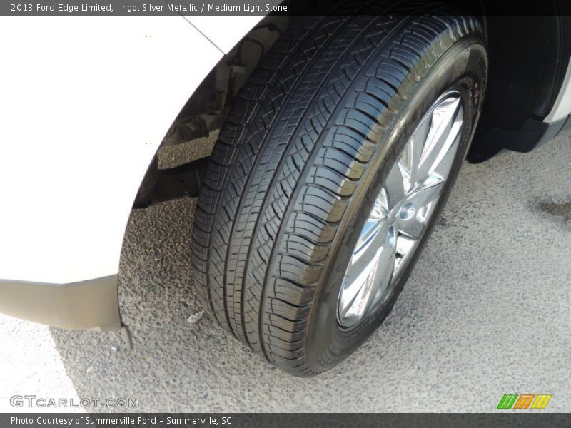 Ingot Silver Metallic / Medium Light Stone 2013 Ford Edge Limited
