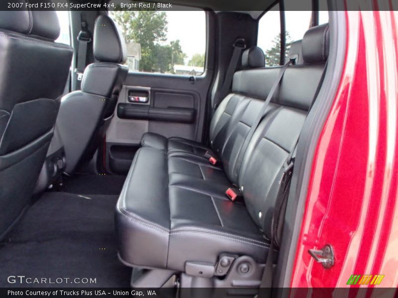 Bright Red / Black 2007 Ford F150 FX4 SuperCrew 4x4