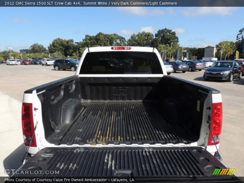 Summit White / Very Dark Cashmere/Light Cashmere 2012 GMC Sierra 1500 SLT Crew Cab 4x4