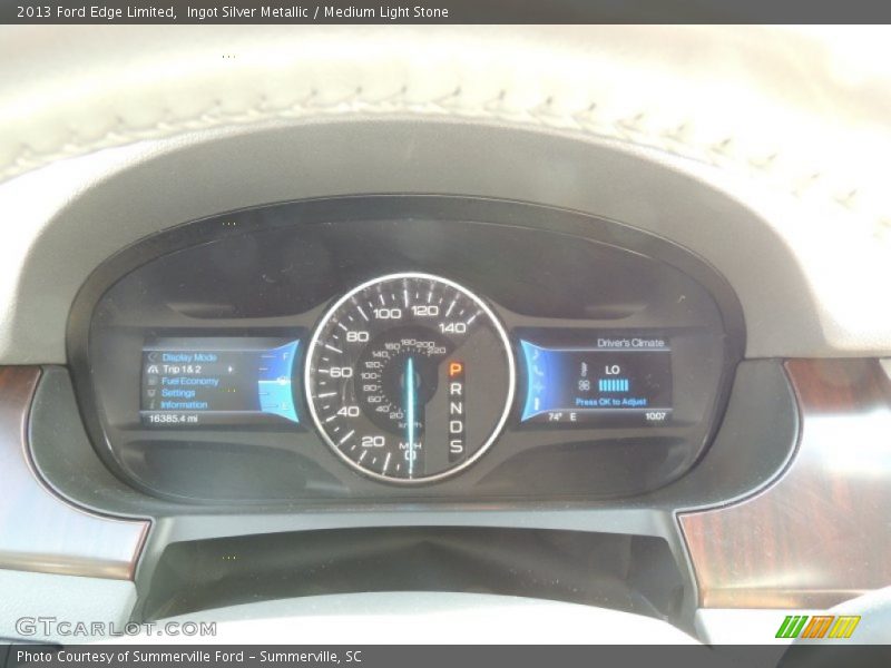Ingot Silver Metallic / Medium Light Stone 2013 Ford Edge Limited