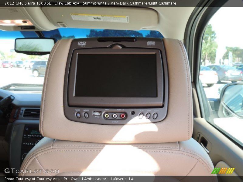Summit White / Very Dark Cashmere/Light Cashmere 2012 GMC Sierra 1500 SLT Crew Cab 4x4