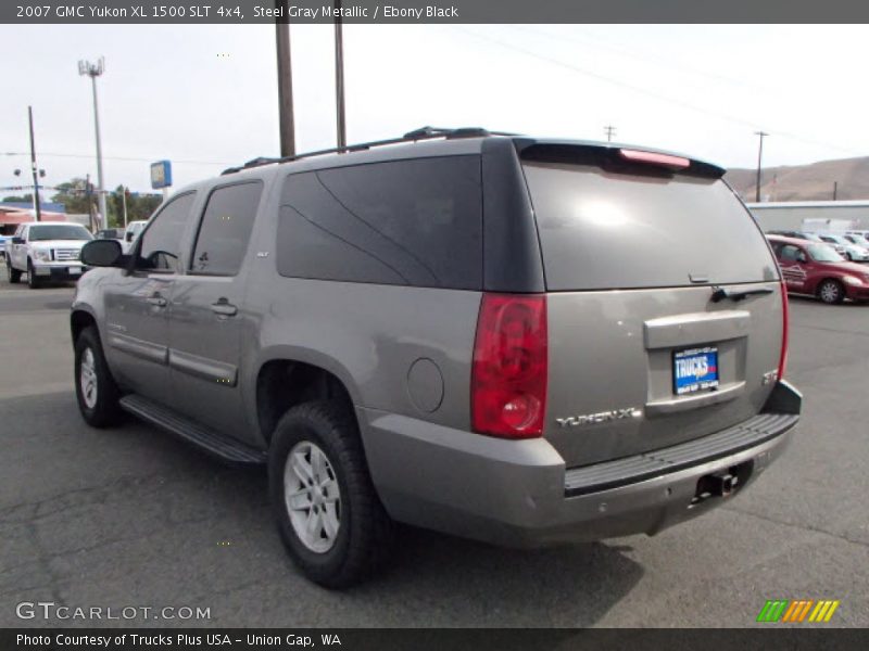 Steel Gray Metallic / Ebony Black 2007 GMC Yukon XL 1500 SLT 4x4