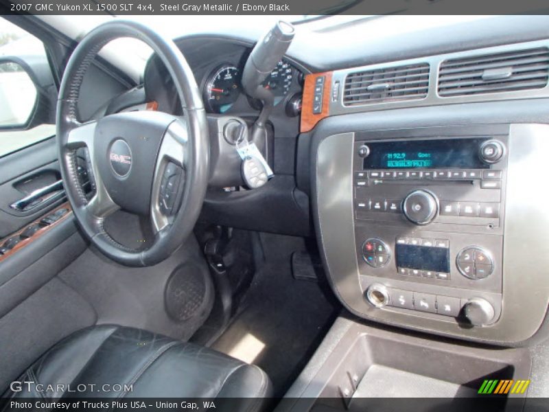 Steel Gray Metallic / Ebony Black 2007 GMC Yukon XL 1500 SLT 4x4
