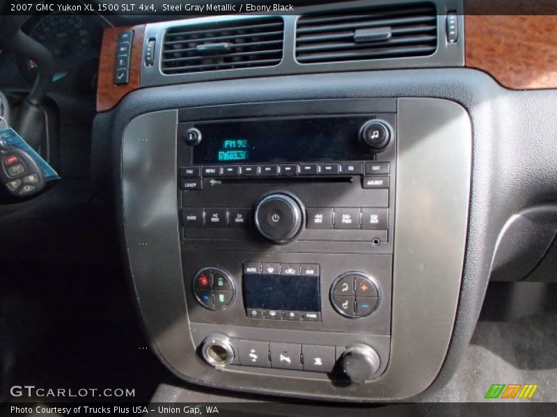 Steel Gray Metallic / Ebony Black 2007 GMC Yukon XL 1500 SLT 4x4