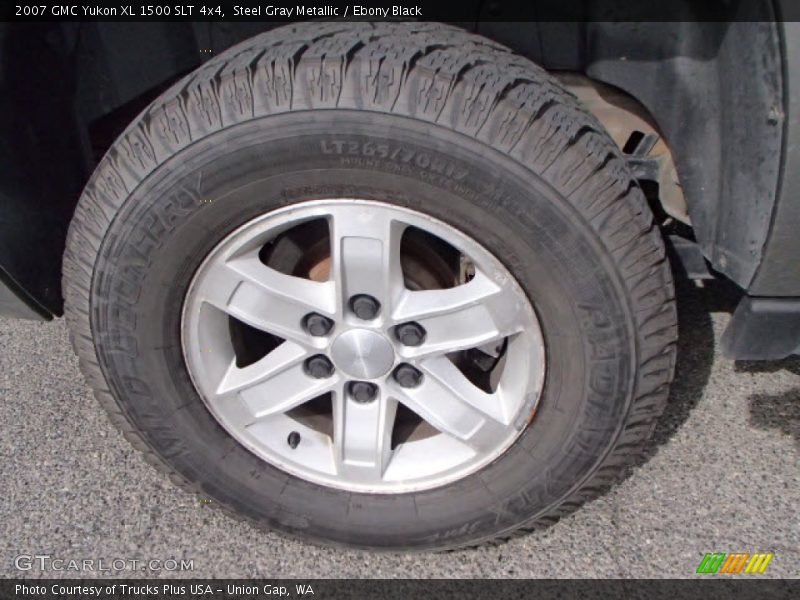 Steel Gray Metallic / Ebony Black 2007 GMC Yukon XL 1500 SLT 4x4