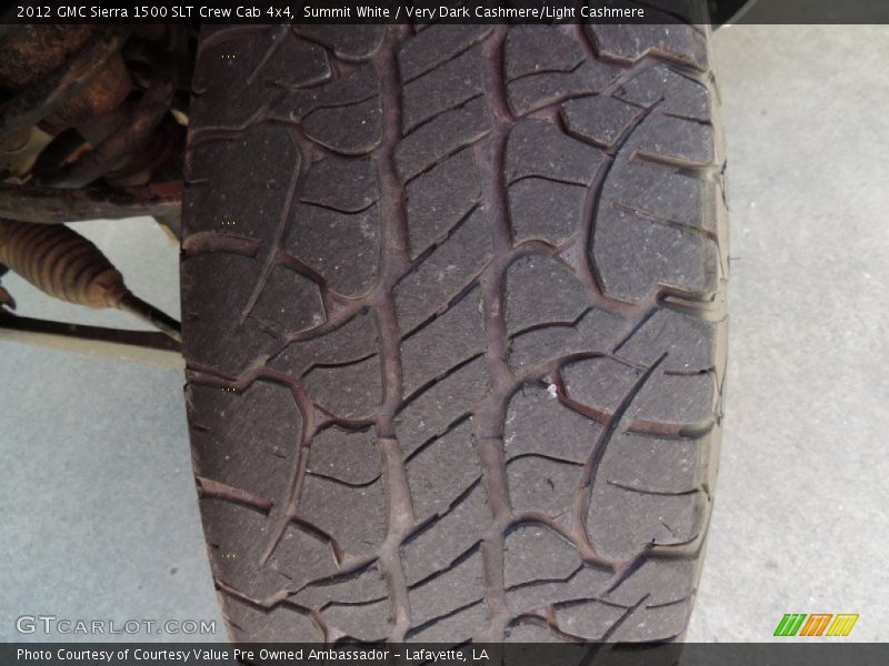 Summit White / Very Dark Cashmere/Light Cashmere 2012 GMC Sierra 1500 SLT Crew Cab 4x4