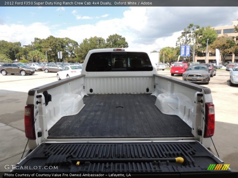 Oxford White / Adobe 2012 Ford F350 Super Duty King Ranch Crew Cab 4x4 Dually