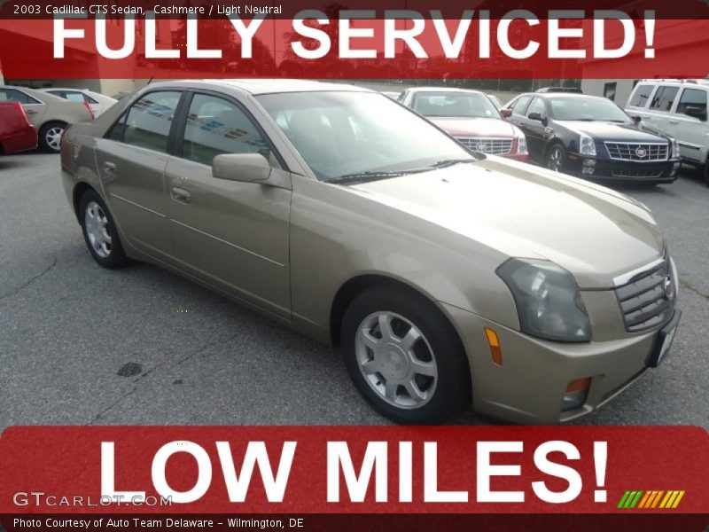 Cashmere / Light Neutral 2003 Cadillac CTS Sedan