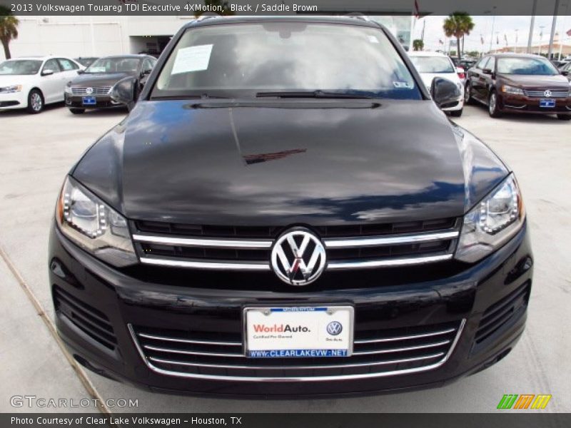 Black / Saddle Brown 2013 Volkswagen Touareg TDI Executive 4XMotion