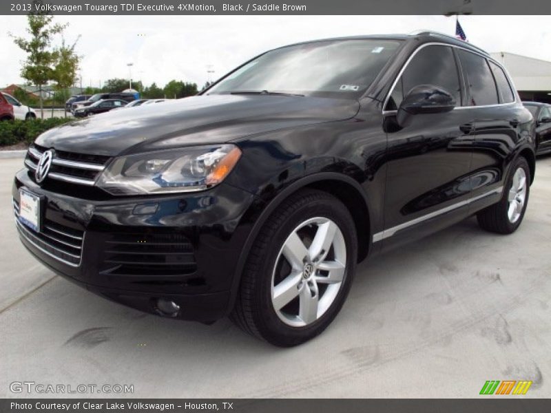 Black / Saddle Brown 2013 Volkswagen Touareg TDI Executive 4XMotion