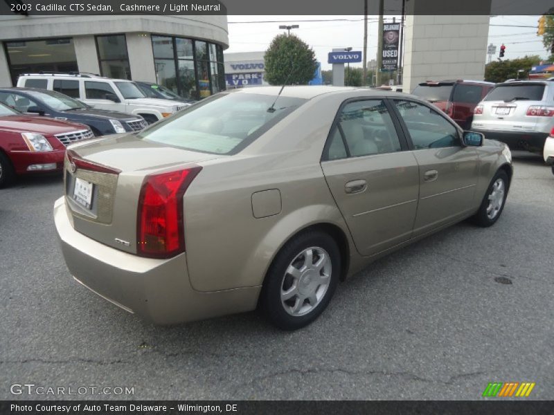 Cashmere / Light Neutral 2003 Cadillac CTS Sedan