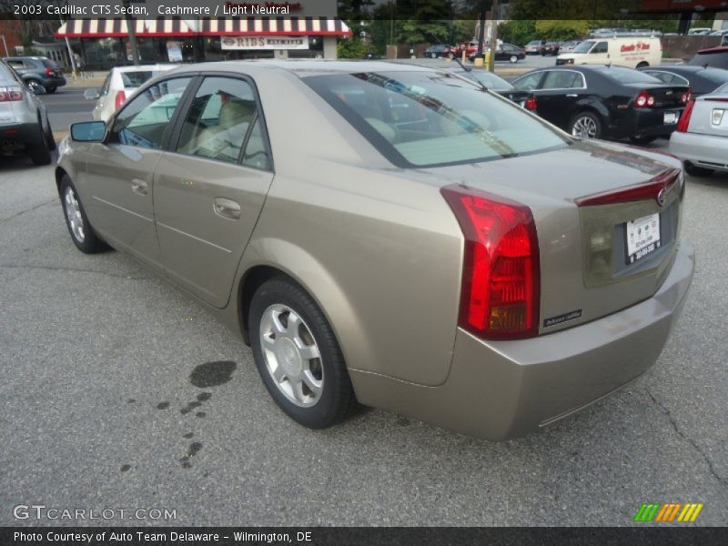 Cashmere / Light Neutral 2003 Cadillac CTS Sedan